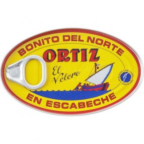 ORTIZ EL VELERO Bonito del norte en escabeche lata 112 grs